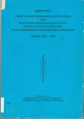 HIMPUNAN SURAT EDARAN MARI (SEMA)DAN PERATURAN / INSTRUKSI / KEPUTUSAN / SURAT KEPUTUSAN BERSAMA KETUA MARI TAHUN 1986-1988
