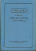 HIMPUNAN PUTUSAN MARI DENGAN ANOTASI TAHUN 2000