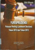 YURISPRUDENSI MAHKAMAH AGUNG RI TAHUN 2013