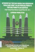 INTERPRETASI TENTANG MAKNA DAN KEDUDUKAN 
