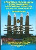INTERPRETASI TENTANG MAKNA 